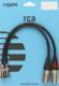 Klotz RCA kabel - 0,6m, XLR a RCA konektory