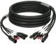 Klotz hybridní kabel CAT5e, DMX, 2 x RJ45, 2 x XLR 5p, powerCON TRUE1 - 10m