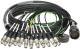 Klotz OmniLIVE kabel, 12x XLR, digitální fanout, PVC, 15m