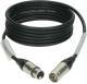 Klotz AES/DMX kabel, ultra flexibilní, XLR 3p, 1m