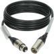 Klotz kabel AES a DMX, nízká ztráta, XLR 3p, 1,5m