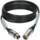 Klotz kabel nízké ztráty AES a DMX, XLR 3p, nikel, 3m