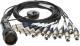 Klotz RMP-12 XLR kabel - 12x XLR 3p, digitální fanout, PVC, 1,2m