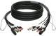 Klotz hybridní kabel CAT5e, 2 x RJ45, 2 x XLR 3p, powerCON TRUE1 - 60m