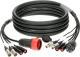 Klotz hybridní kabel CAT5e, 2 x etherCON, 2 x XLR 3p, Schuko - 15m