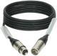 Klotz kabel AES a DMX, dvojité stínění, XLR 3p, 10m
