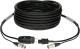 Klotz hybridní kabel audio a napájení 3G1.5 XLR 3p + Schuko => IEC - 3m