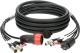 Klotz kabel CAT5e, hybridní, 2 x RJ45, 2 x XLR 3p, Schuko, 20m