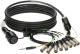 Klotz RMP-8 XLR kabel - 8x XLR samec, 3m, PVC, analogový fanout