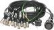 Klotz PolyLIVE - RMP 37p matka - 12x XLR samec, analogový fanout, PVC, 6m