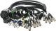 Klotz PolyLIVE RMP 85p - 20x XLR, 4x XLR, analogový fanout, PVC, 6m