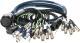 Klotz RMP-24 XLR kabel - 16x XLR samec, 8x XLR samice, 3m, analogový fanout