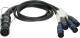 Klotz kabel - speakON 8p na 4 x speakON 4p, 1m