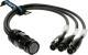 Klotz SPUTNIK adaptér kabel - 25p, 3 x speakON 8p, 1m