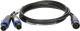 Klotz kabel speakON 4p na 2 x speakON 4p, 1,5m