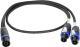 Klotz adaptér kabel speakON 4p, 2x speakON 4p