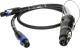 Klotz kabel speakON 8p, 2 x speakON 4p, 3m