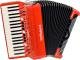 Roland digitální harmonika, vestavěný reproduktor, červená